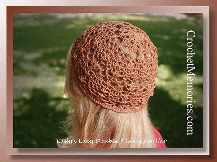 0747 Lady's Lace Double Pineapple Hat