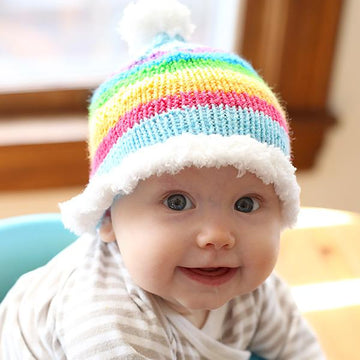 Rainbow Skies Baby Hat