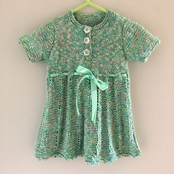 Toddler's Dress with Ribbon Tie