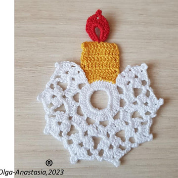 Candle Christmas decoration