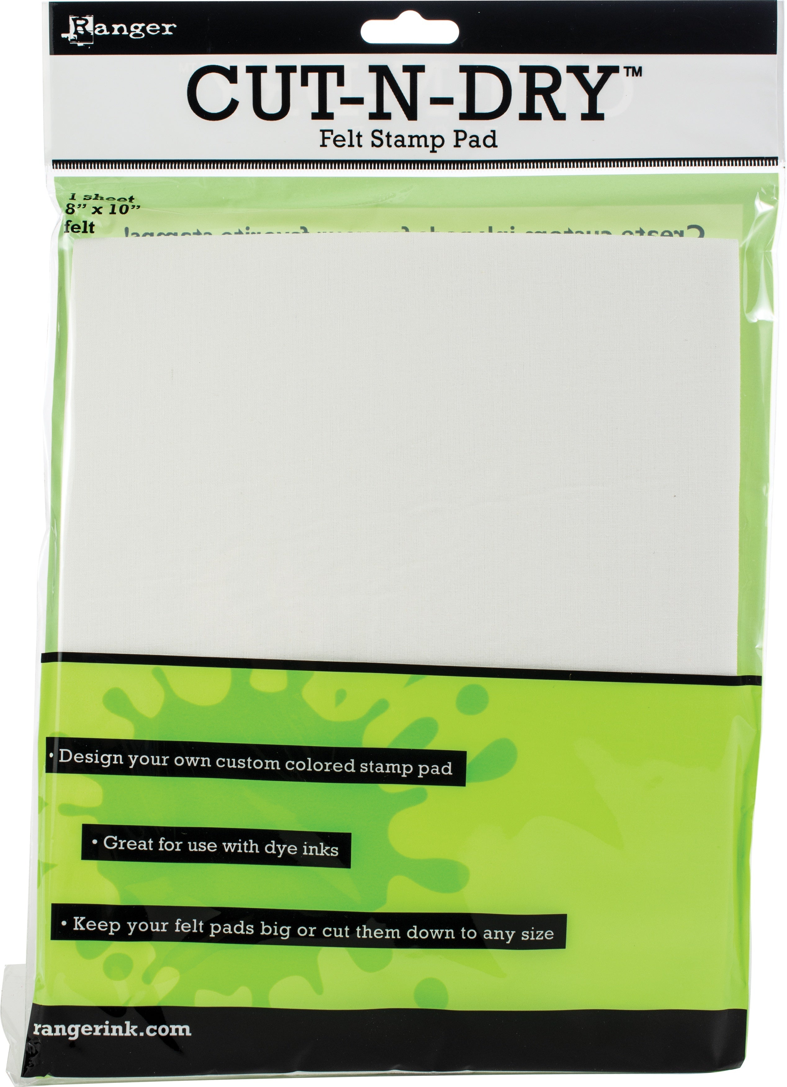 Ranger Inkssentials Cut-N-Dry Stamp Pad Felt - 8"X10" Sheet