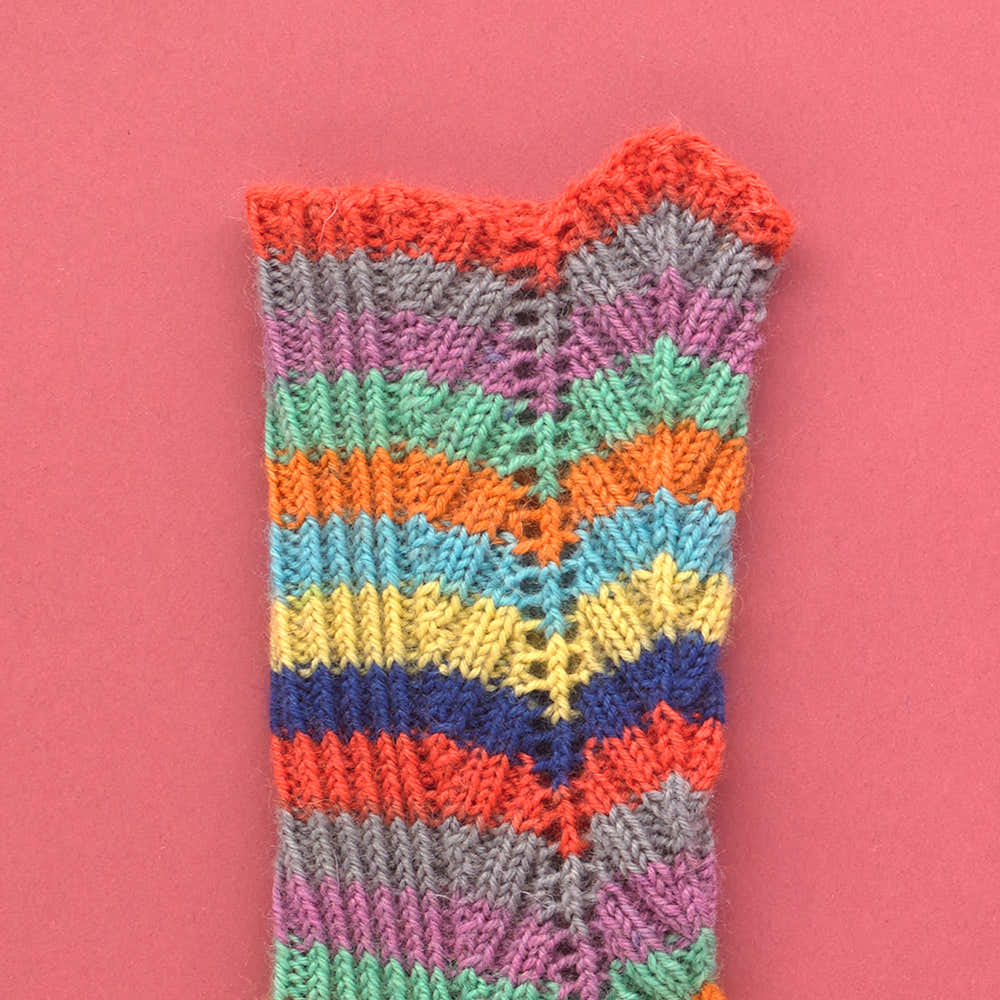 "Tip Toes Socks" - Free Socks Knitting Pattern in Paintbox Yarns Socks