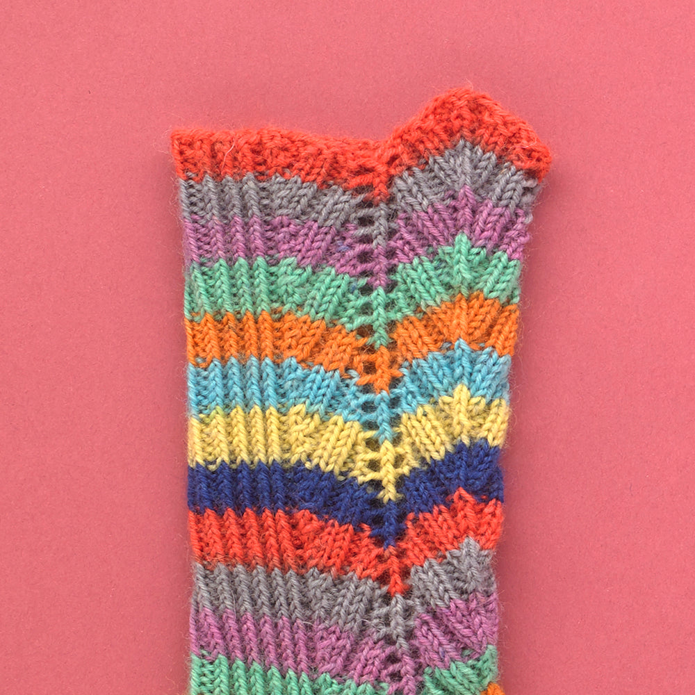 "Tip Toes Socks" - Free Socks Knitting Pattern in Paintbox Yarns Socks