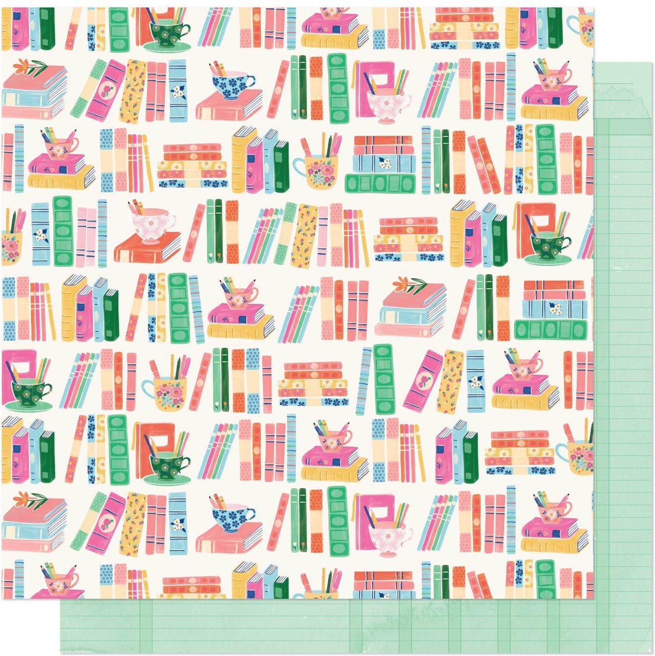 American Crafts Dear Lizzy She's Magic Double-Sided Cardstock 12"X12" 25/Pkg - One More Chapter