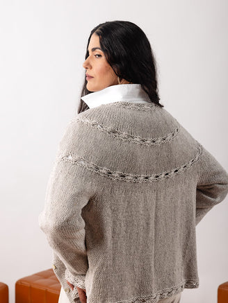 Cebu Cardigan and Tank in Berroco Iris - Downloadable PDF