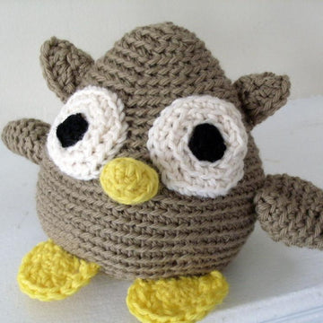 Amigurumi Courtney the Owl in an Egg