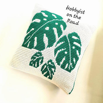 Monstera Leaves Cushion Cover