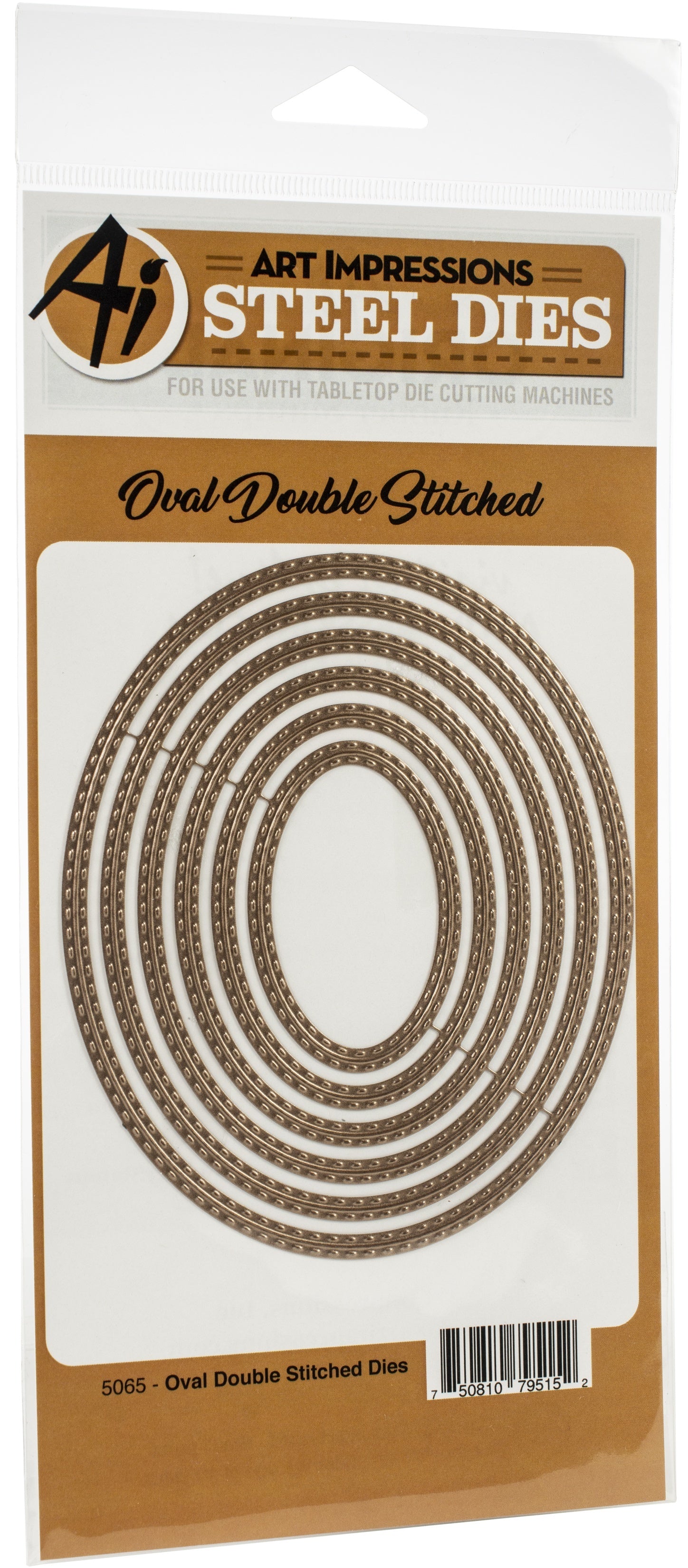 Art Impressions Die - Oval Double Stiched