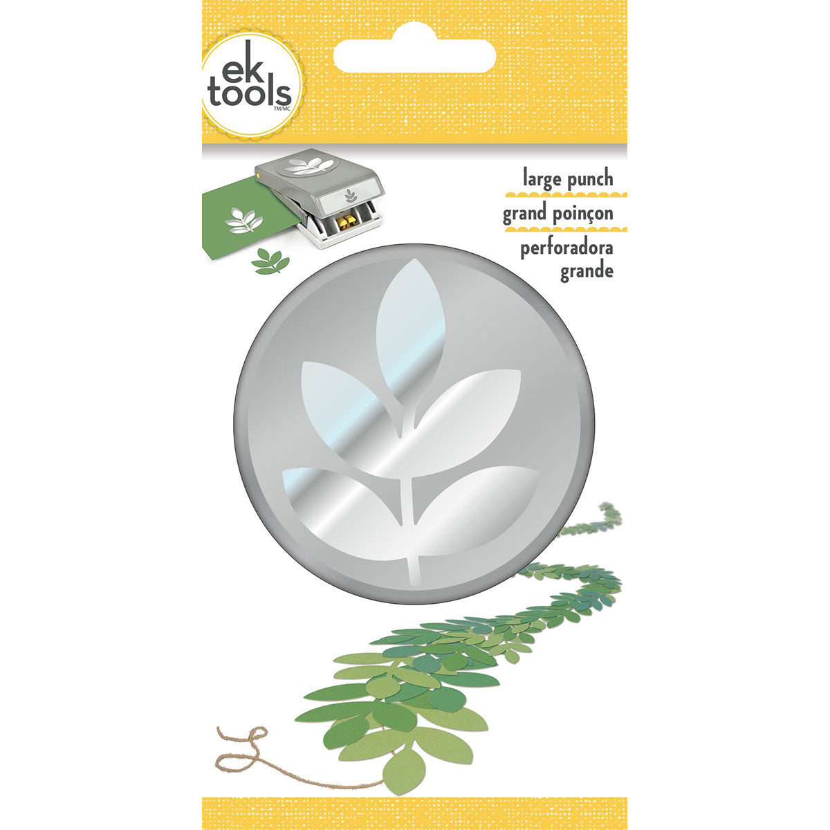 EK Success EK Tools Large Punch - 5 Leaf Branch