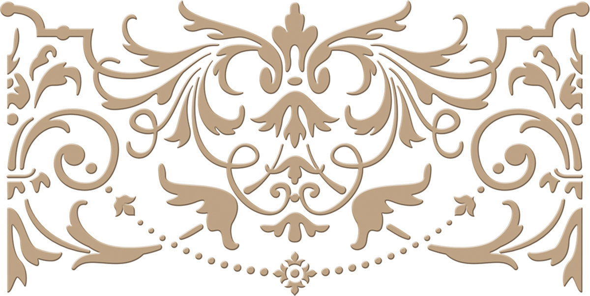 Spellbinders Glimmer Hot Foil Plate - Elegant Border