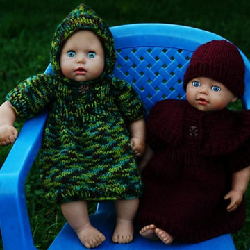 Riding Hood Dress and Hat for Baby Doll