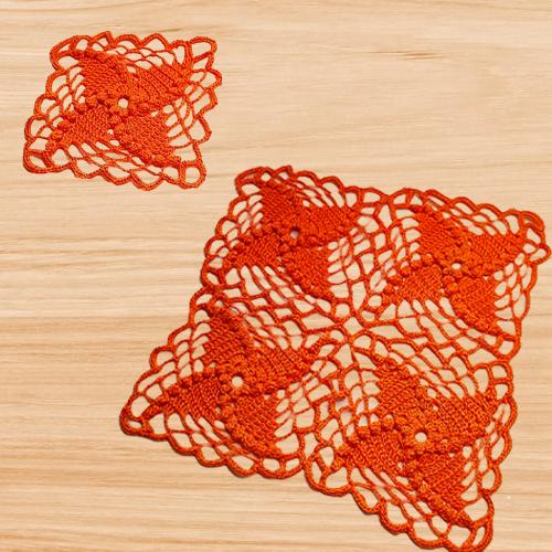 Crochet Square Motif .