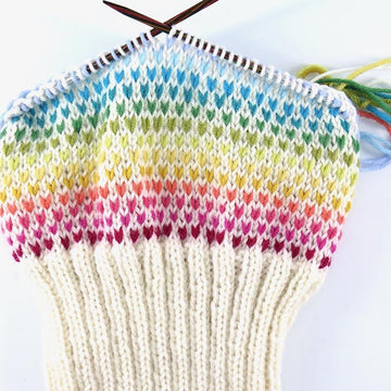 Rainbow Stitch Hat