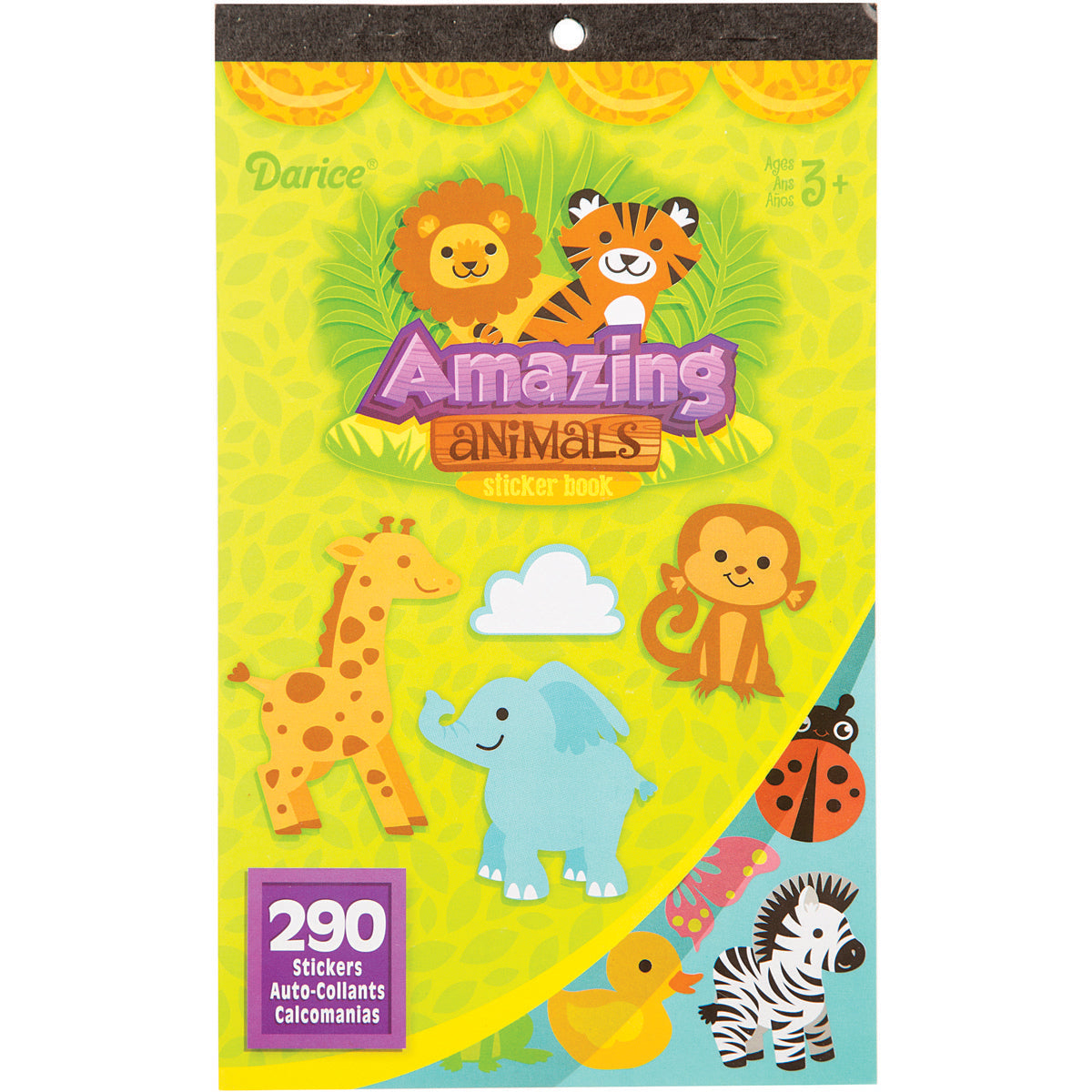 Darice Sticker Book 9.5"X6" - Amazing Animals 290/Pkg