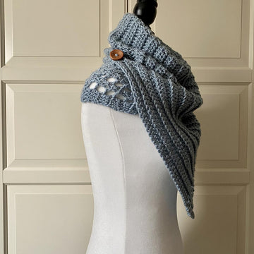 Beginners Cowl Scarf Pattern: Bussin-Beginners Cowl-Scarf