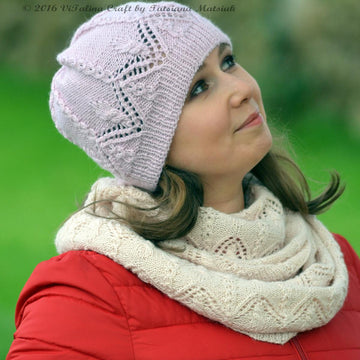 Lace Charm Hat and Cowl Set