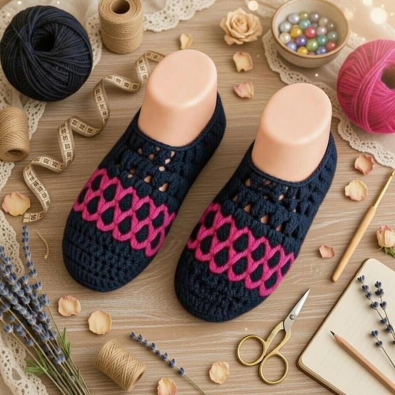 Crochet Men Shoes Pdf + Video Tutorials