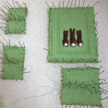 1:12th scale Rabbit Cot Set