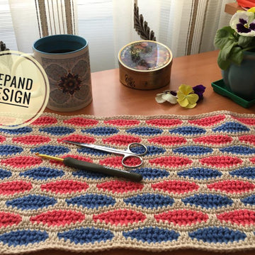Mosaic Blanket crochet