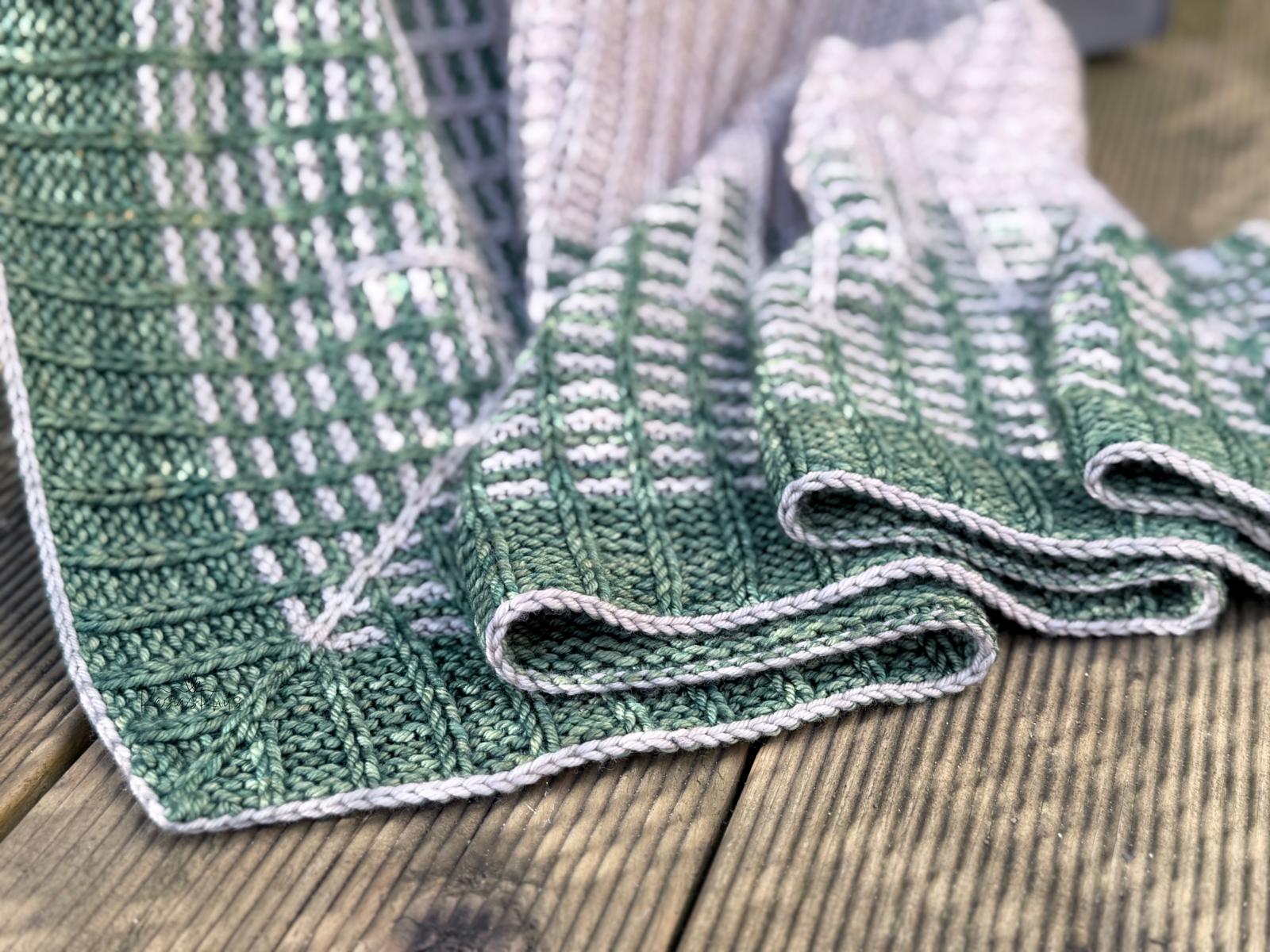 Emerald Echo Shawl