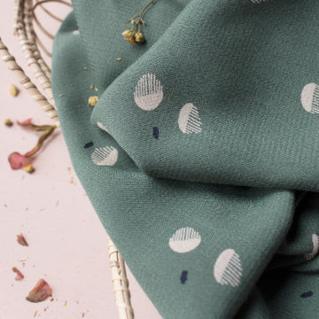 Atelier Brunette Viscose Crepe - Seed Cedar