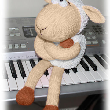 Sheep Knitting Pattern (an extremely soft, huggable and cute toy)