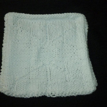 Dishcloth Calendar - December (snowflake)