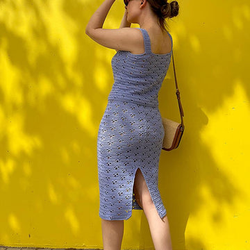 Crochet Top and Skirt Set