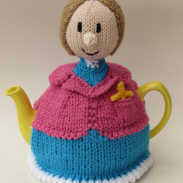 Lady vicar tea cosy