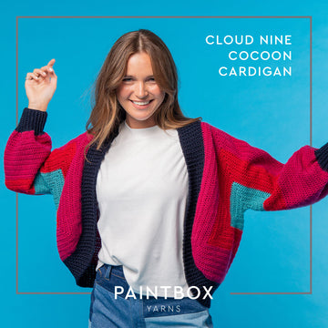 Cloud Nine Cocoon Cardigan - Free Crochet Pattern for Women in Paintbox Yarns Wool Blend DK by Paintbox Yarns