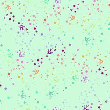 Tula Pink True Colors Fairy Dust - Mint