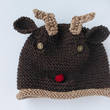 Reindeer Baby Hat