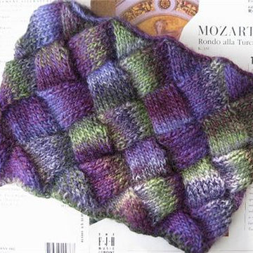 Athena Entrelac Cowl