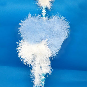 Fluffy Pram Charms 1, heart and flower