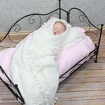 Heart Shawl & Pillow Crochet Pattern #98