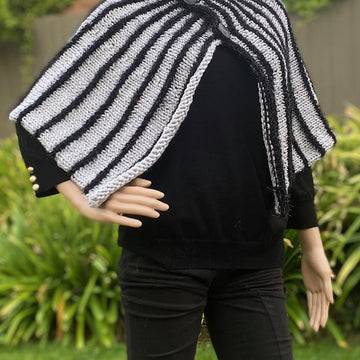 Striped cape