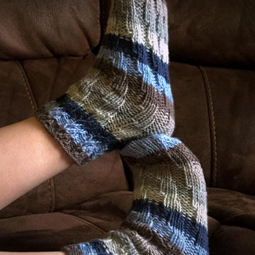 Spiral Slipper Socks