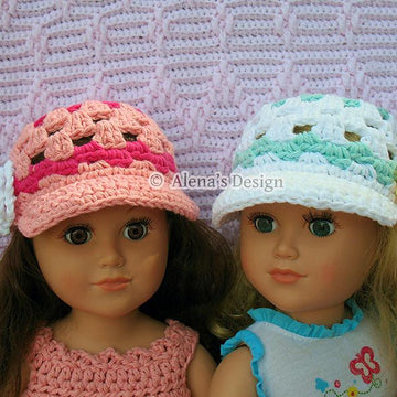 Visor Lace Doll Hat