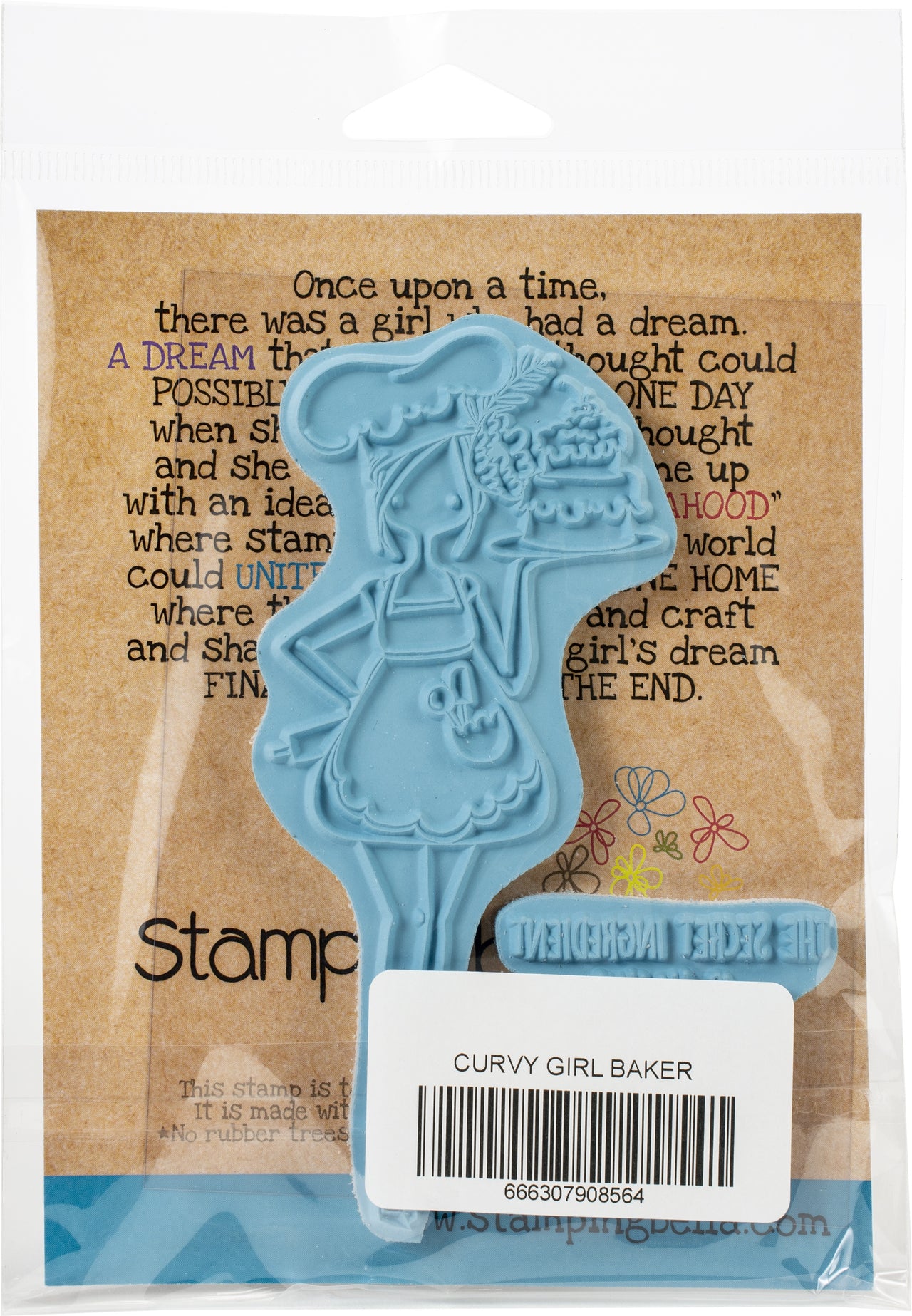 Stamping Bella Cling Stamps - Curvy Girl Baker