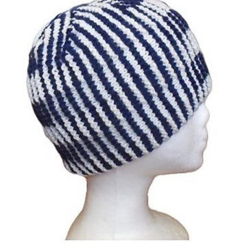Double Stripes - Illusion Knit Hat