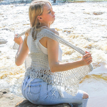 Relaxed Lacy Vest