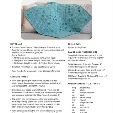 Petals for Ava Crochet Baby Blanket Pattern