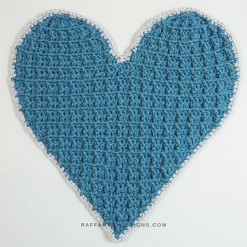 Waffle Heart Dishcloth