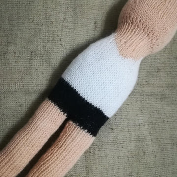 Knitting Pattern – "King of Pop" Inspired Doll – Detailed Design, Iconic Outfit, Moonwalk Shoes