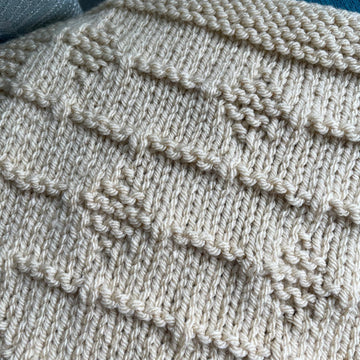 Diamante baby blanket