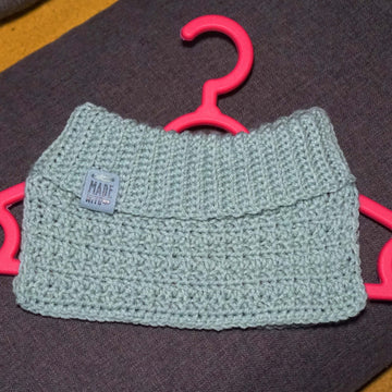 Häkelanleitung für Baby-Schlupfschals in verschiedenen Größen