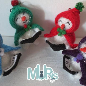 Christmas Caroler Snowmen Ornament