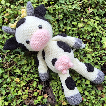 Farm Animal Set Bunny Chicken Cow Pig Sheep Lamb crochet amigurumi