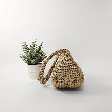 Nadège Raffia Purse