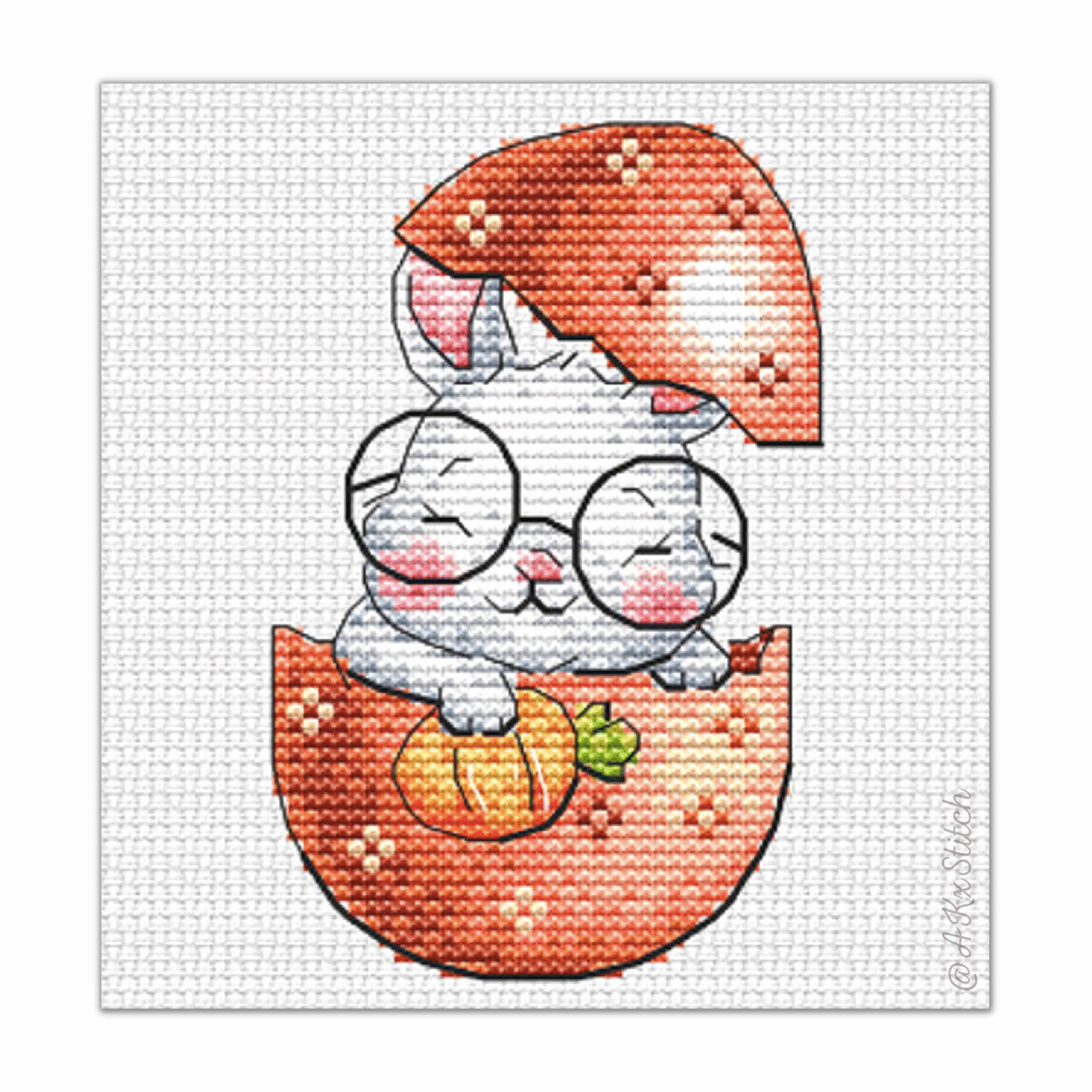 Easter Bunny 04 Cross Stitch PDF Pattern